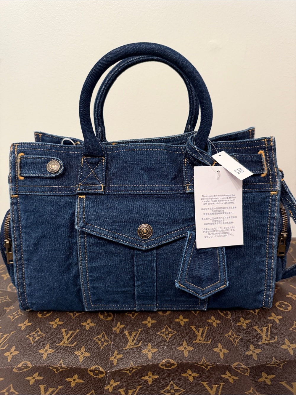 GAP Denim Five Pocket Satchel